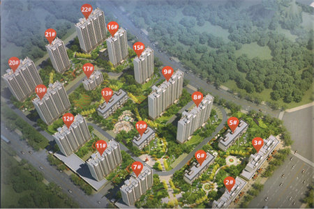 宝龙花园3室2厅1卫114/34车库3楼72万